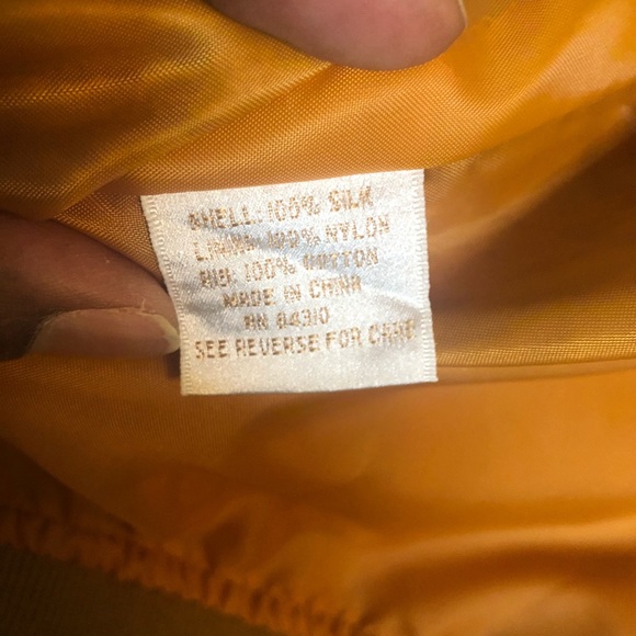 Summa Animal Print SIlk Bomber Jacket Size M - Picture 6 of 6